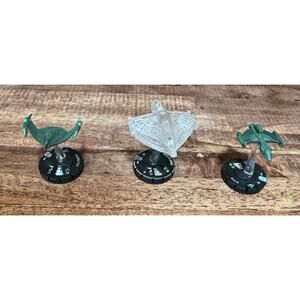 Three Heroclix STAR TREK Game Pieces